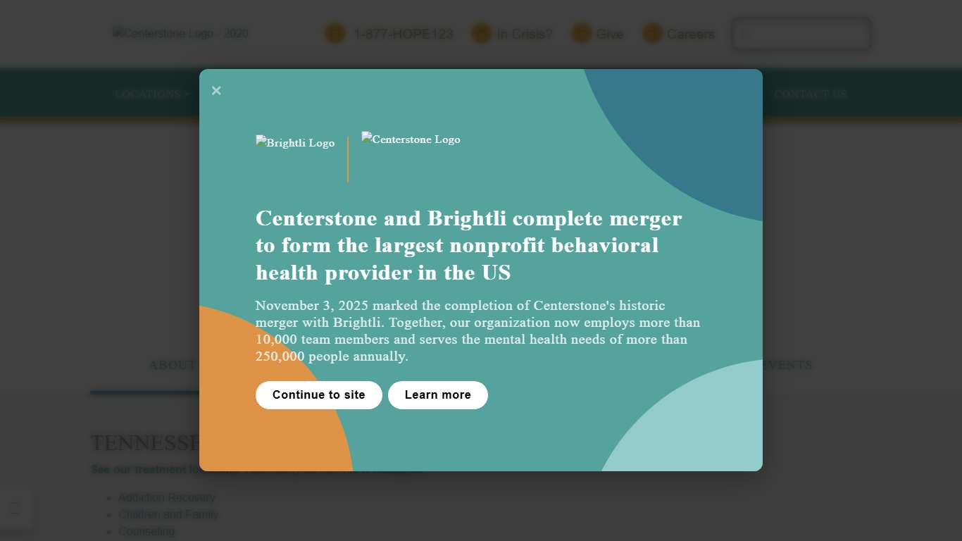 Centerstone Mental Health & Addiction Services in Tennessee